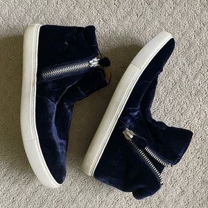 Blue Velvet High Top